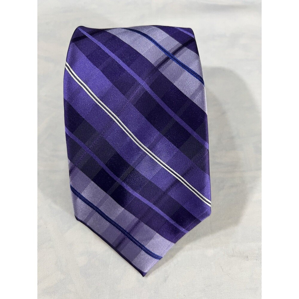 Purple neck tie Van Heusen 100%silk